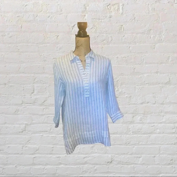 J Jill Linen Blouse - Picture 1 of 5